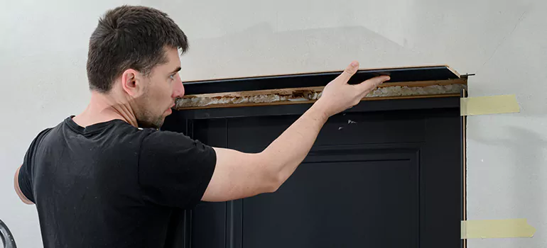 Wood Door Hole Repair in Meadow Woods, FL