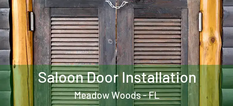  Saloon Door Installation Meadow Woods - FL