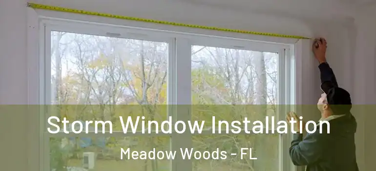  Storm Window Installation Meadow Woods - FL